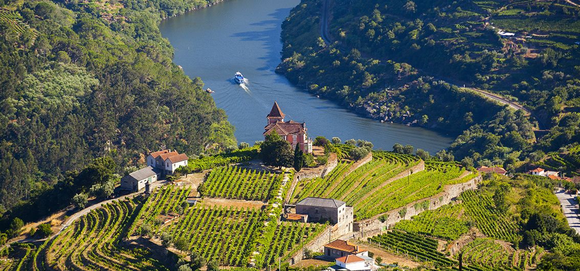 Douro-Tal mit seinen Weinbergen gilt als UNESCO-Welterbe