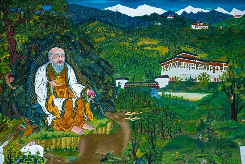 Religiöses Thangka