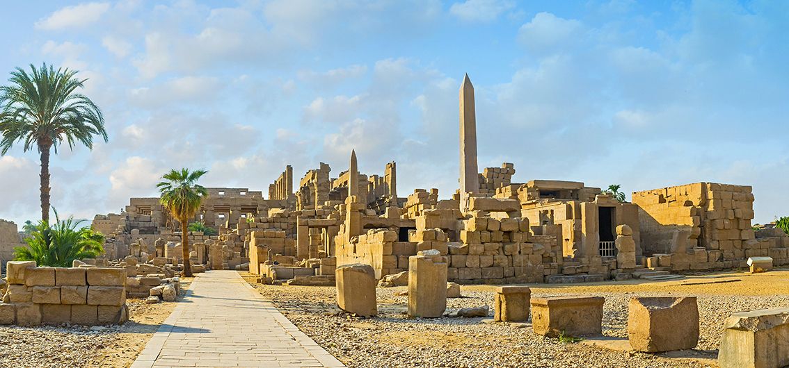 Ruinen des Karnak Tempels