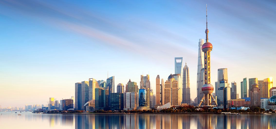 China- Skyline-von-Shanghai