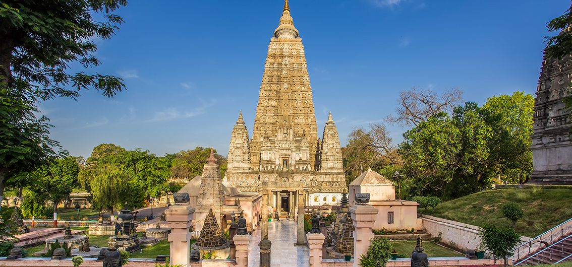 UNESCO Welterbe Tempel Mahabodhi in Bodhgaya